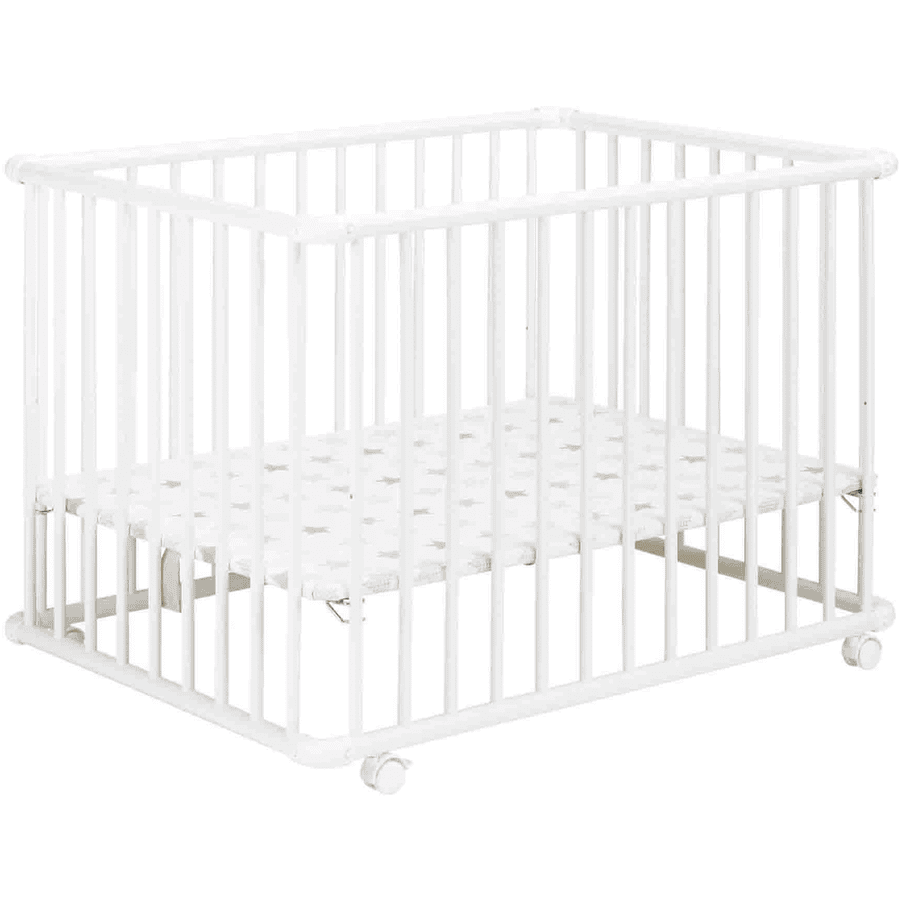 Geuther Playpen Belami Plus 76 x 97 cm hvite stjerner