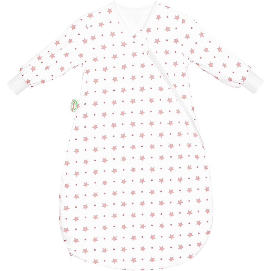 odenwälder Unterzieh-BabyNest stars light coral 50 - 70 cm