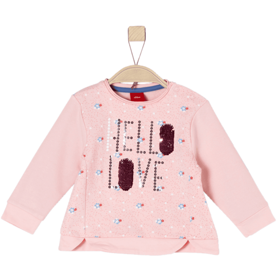 s.Oliver Girl s shirt met lange mouwen roze melange
