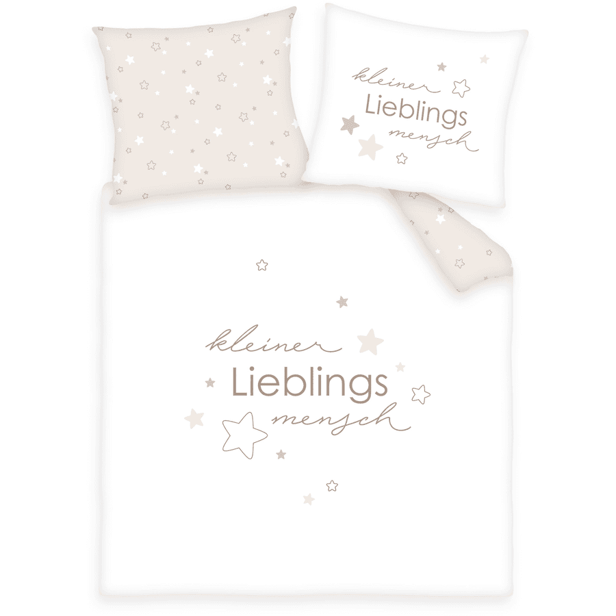 babybest® Liinavaatteet Pieni suosikki henkilö beige 80 x 80 cm