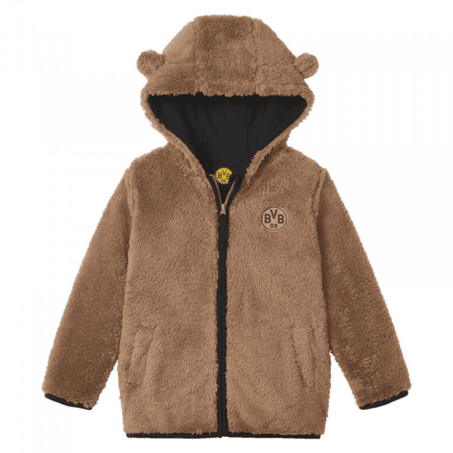 BVB Teddyjacke braun