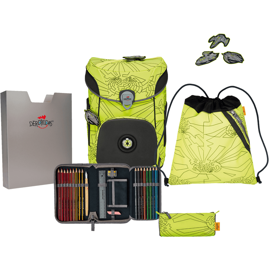 DerDieDas ® ErgoFlex Easy "Superflash" Neon Fighter, 5 kpl.