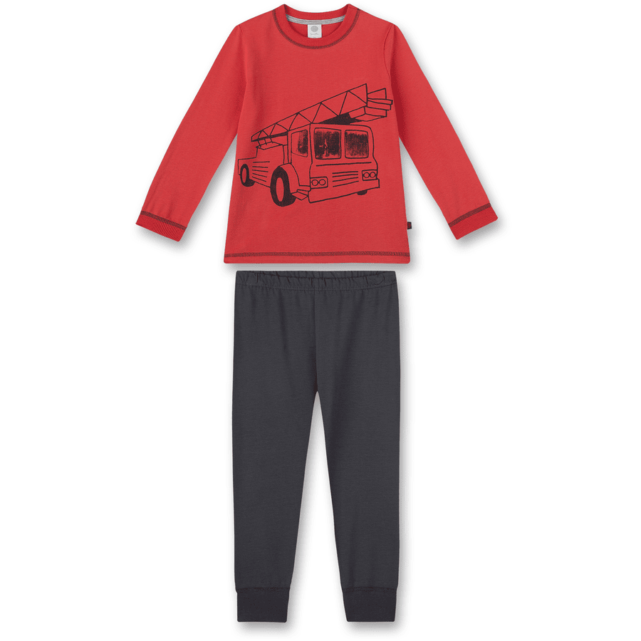 Sanetta Pyjama camion de pompier rouge 
