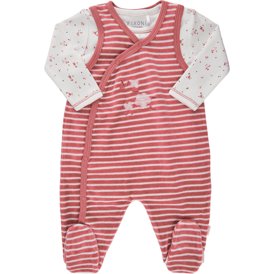 FIXONI Body longsleeve 2-delt Dusty Rose 