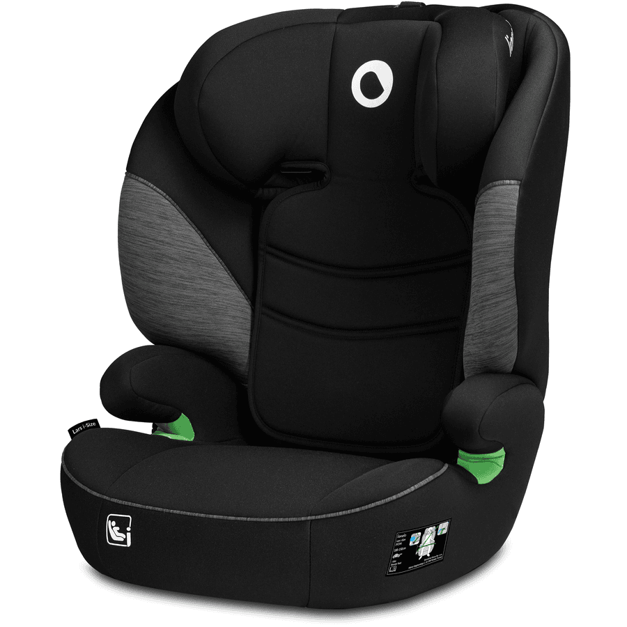 lionelo Seggiolino per bambini Lars i-Size Black Grigio