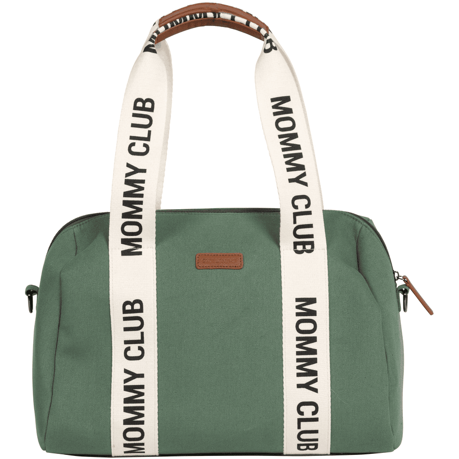 CHILDHOME Sac à langer Mommy Club Signatur toile vert