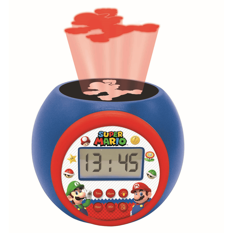 LEXIBOOK Super Mario Projection väckarklocka