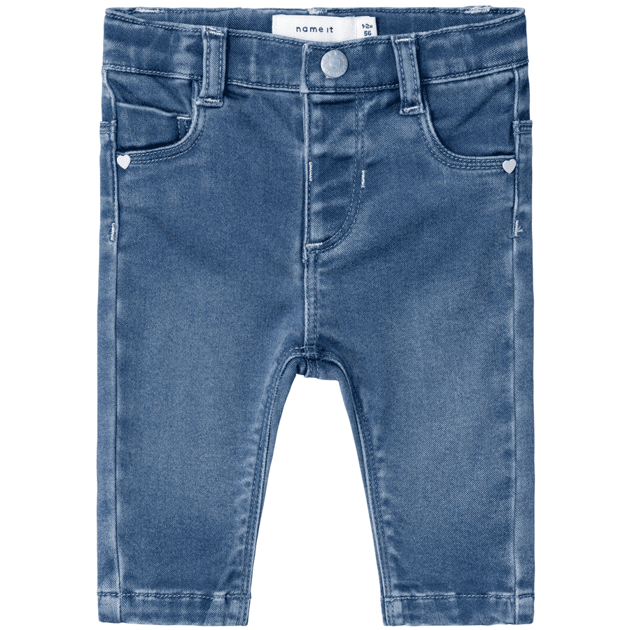 name it Slim Jeans Nbfsalli Donkerblauw Denim