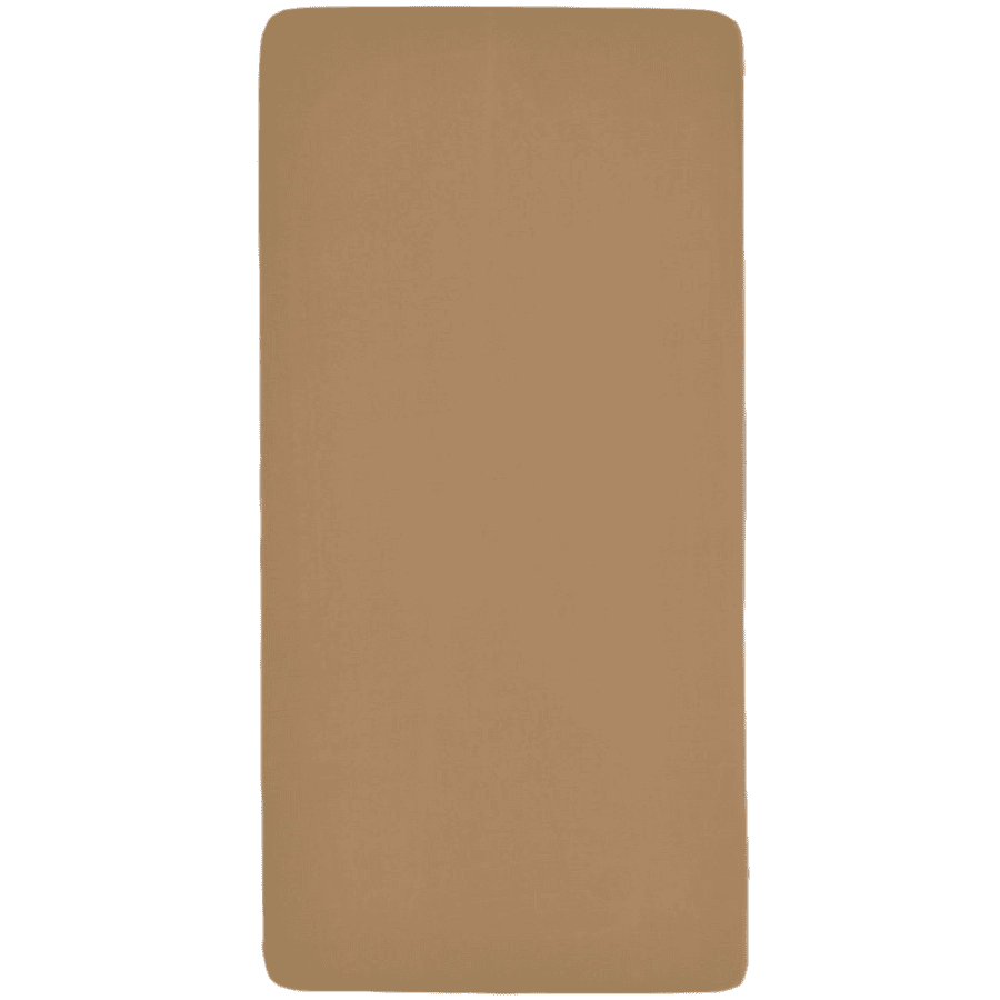 Meyco Jersey Fitted Sheet 70 x 140 / 150 Toffee