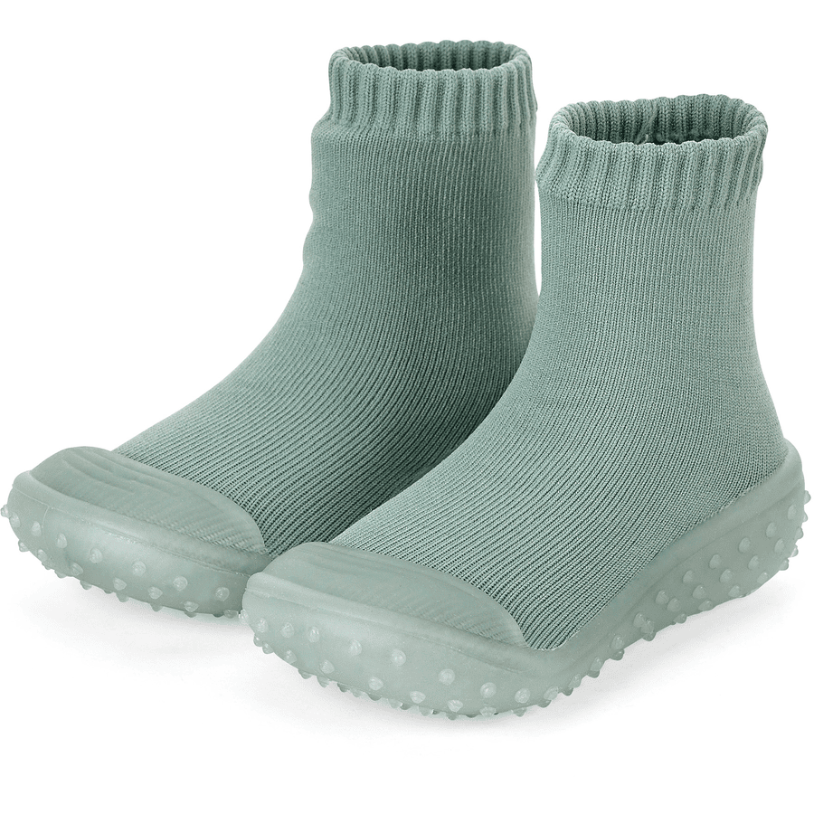 Sterntaler Adventure-Socks Uni steingrün 