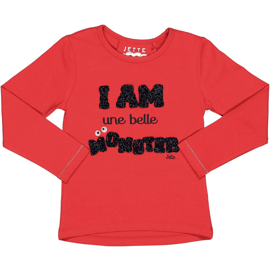 JETTE by STACCATO Girl s camisa de manga larga de color rojo brillante