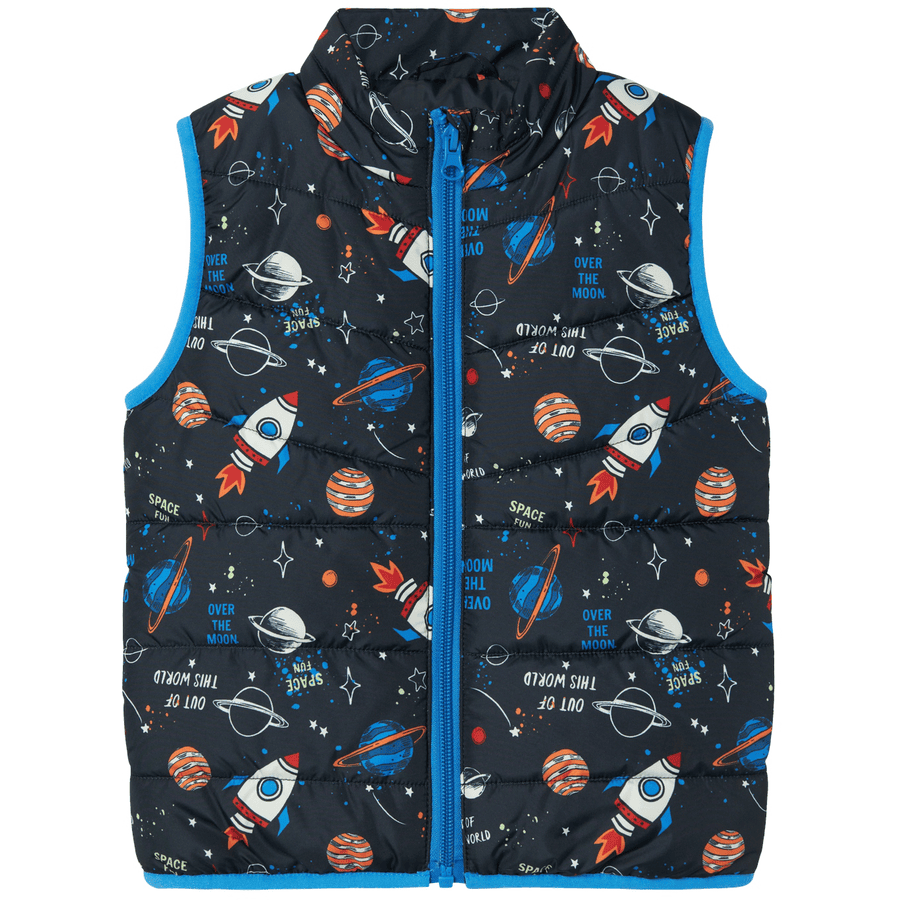 name it Nmmmylane Dark Sapphire vest