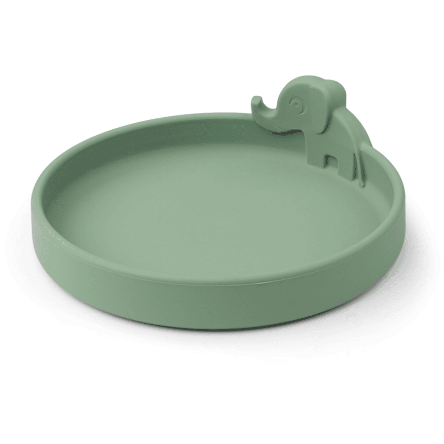Done by Deer ™ Peekaboo plate Elphee w kolorze zielonym