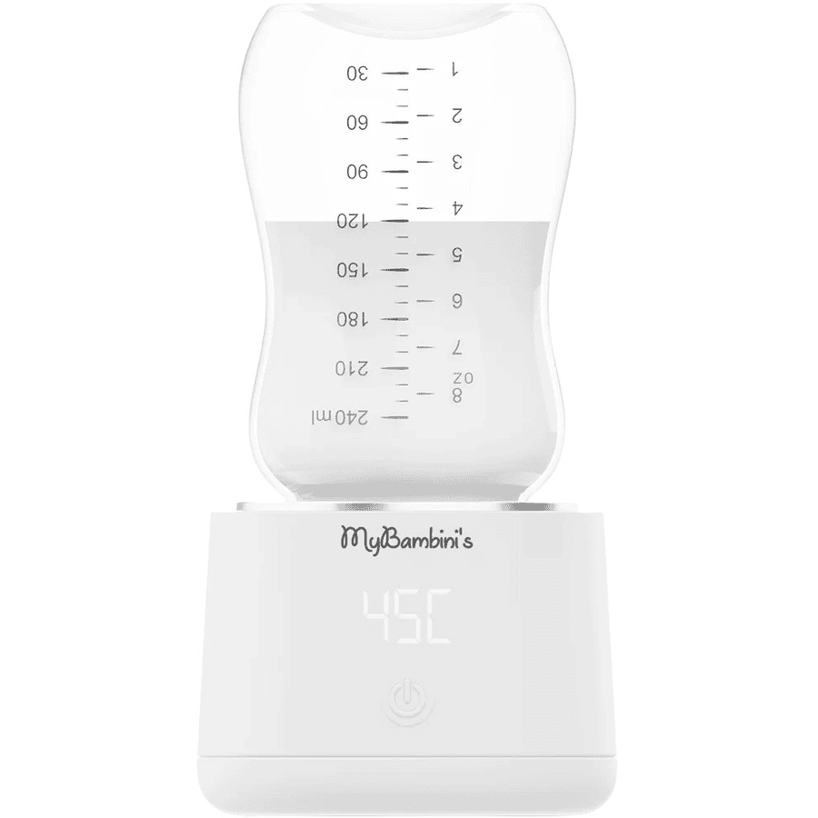 MyBambini's Calentador de biberones portátil Pro™ en blanco