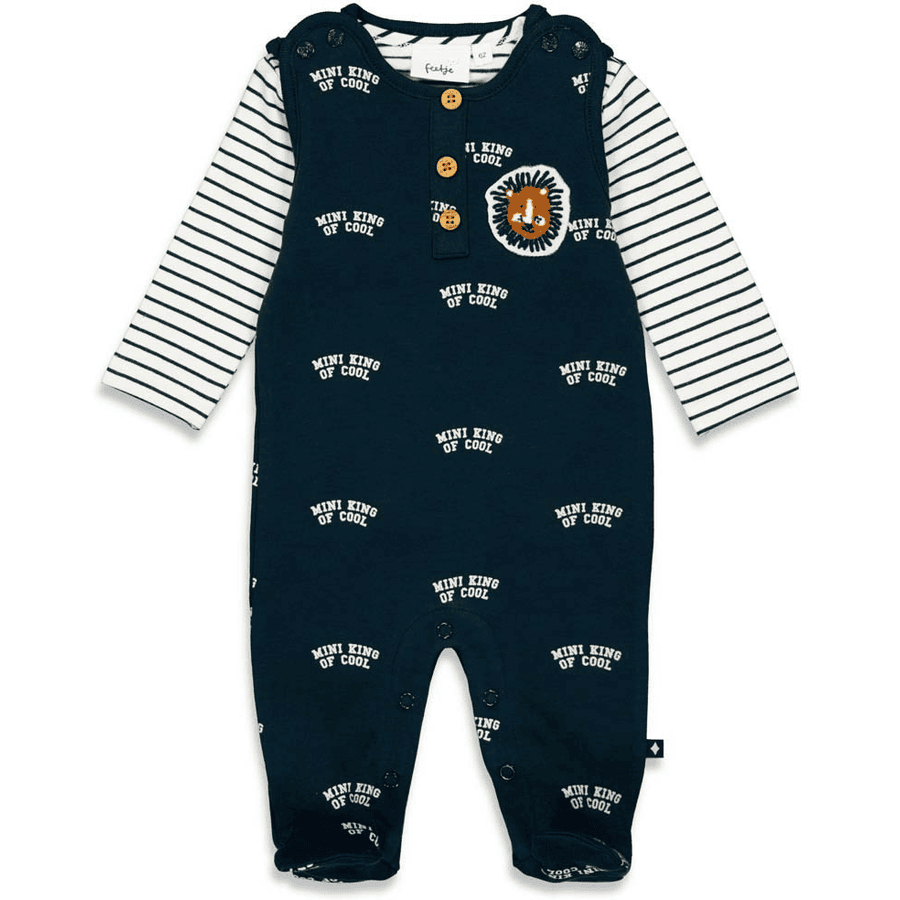 Feetje romper 2-delt King Of Cool Marine 