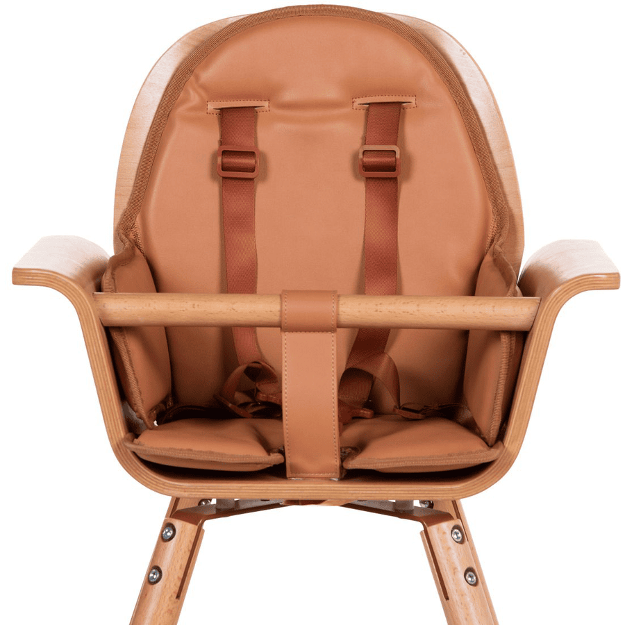 CHILDHOME Coussin d'assise pour chaise haute enfant Evolu similicuir nude