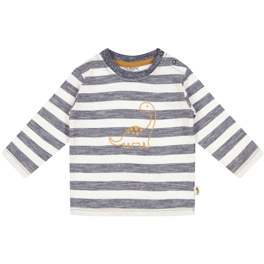 SALT AND PEPPER Langarmshirt Dino navy
