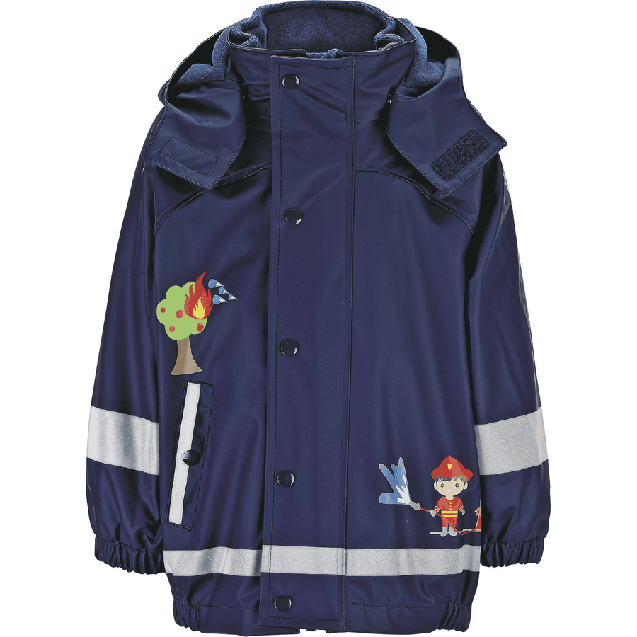 Sterntaler Veste de pluie enfant à veste intérieure bleu marine