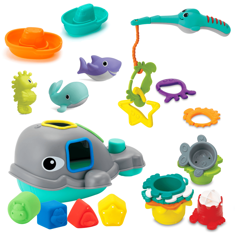 Infantino Jouets de bain Deluxe Splish & Splash roseoubleu.fr