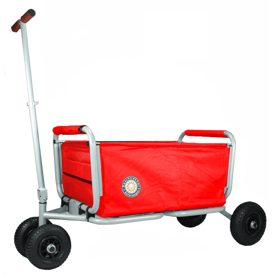 BEACHTREKKER Chariot de transport à main enfant pliable LiFe rouge