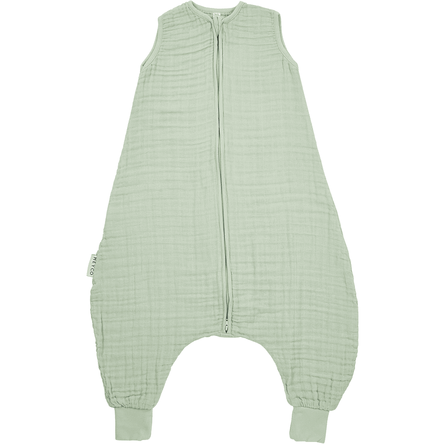 MEYCO Surpyjama bébé mousseline de coton uni soft green