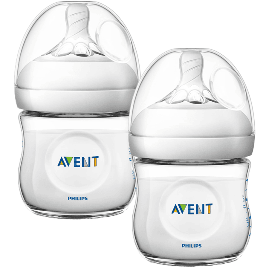 Philips Avent Natural flaska SCF030/17, 125 ml, 2 stycken, transparent