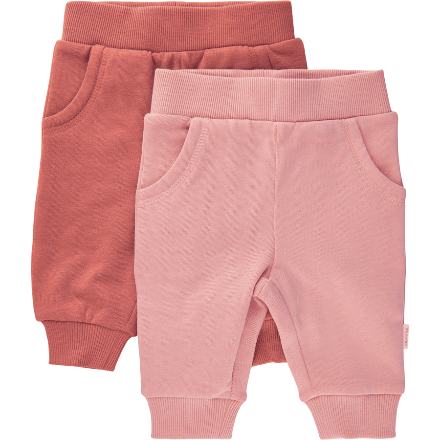 Minymo Pantalones de chándal 2 Pack Canyon Rose