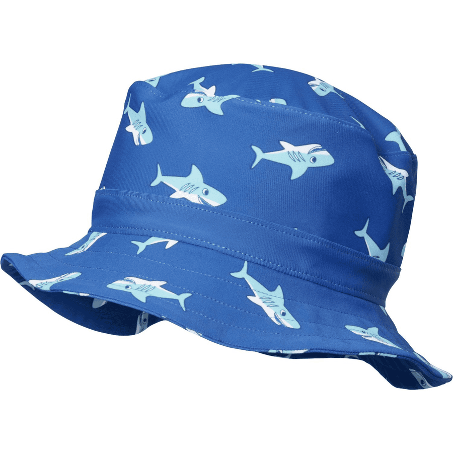 Playshoes Cappello da pescatore con protezione UV, Squalo