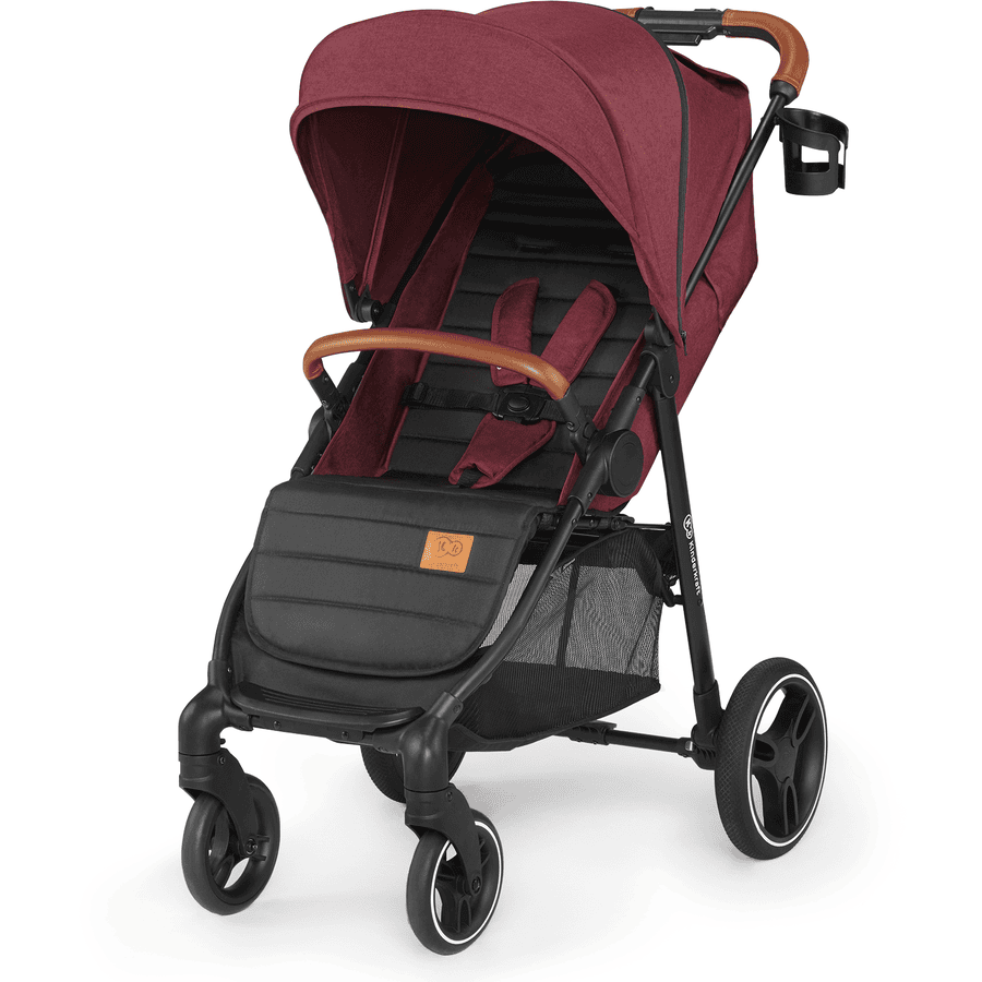 Kinderkraft Silla de paseo deportiva Grande Burgundy -