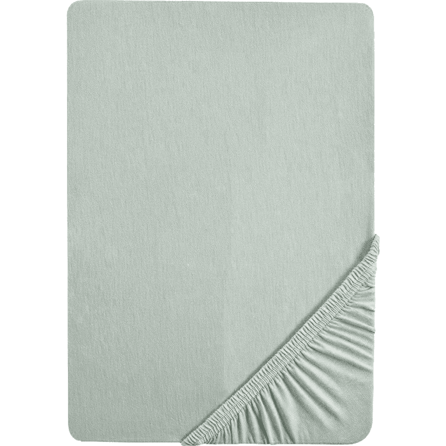 roba Fitted Sheet Jersey Lil Planet frosty green 40x90 cm/ 45x90 cm