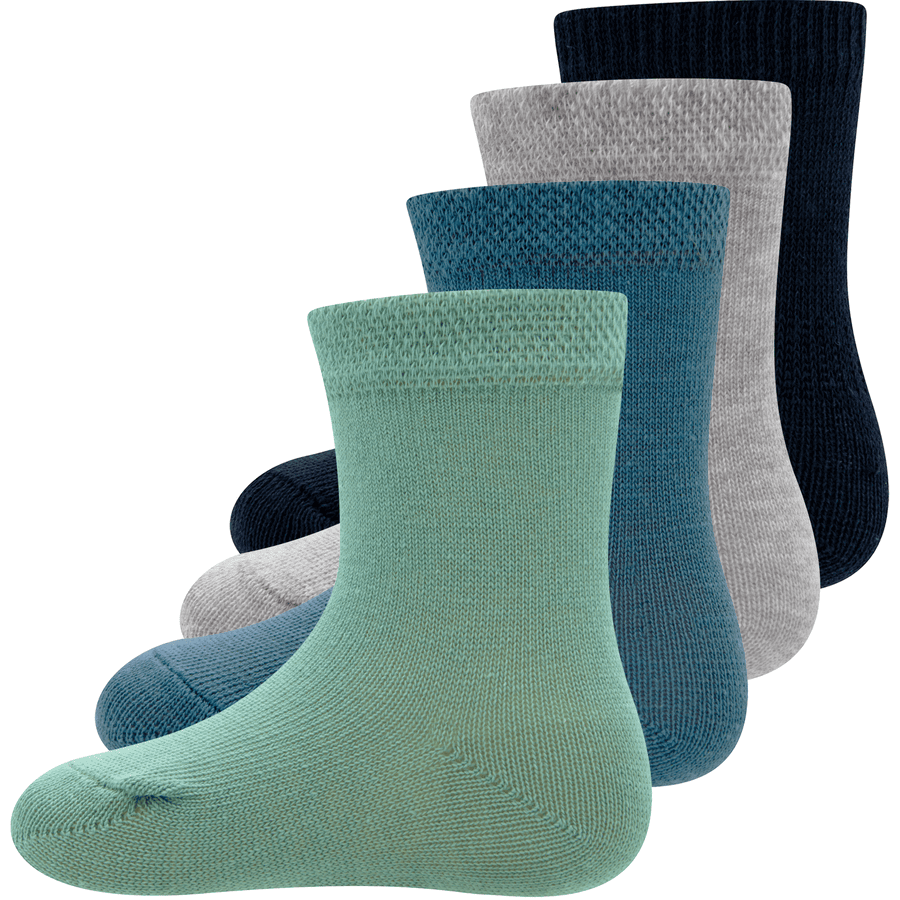 Ewers Dětské ponožky 4-pack uni multi colour blue