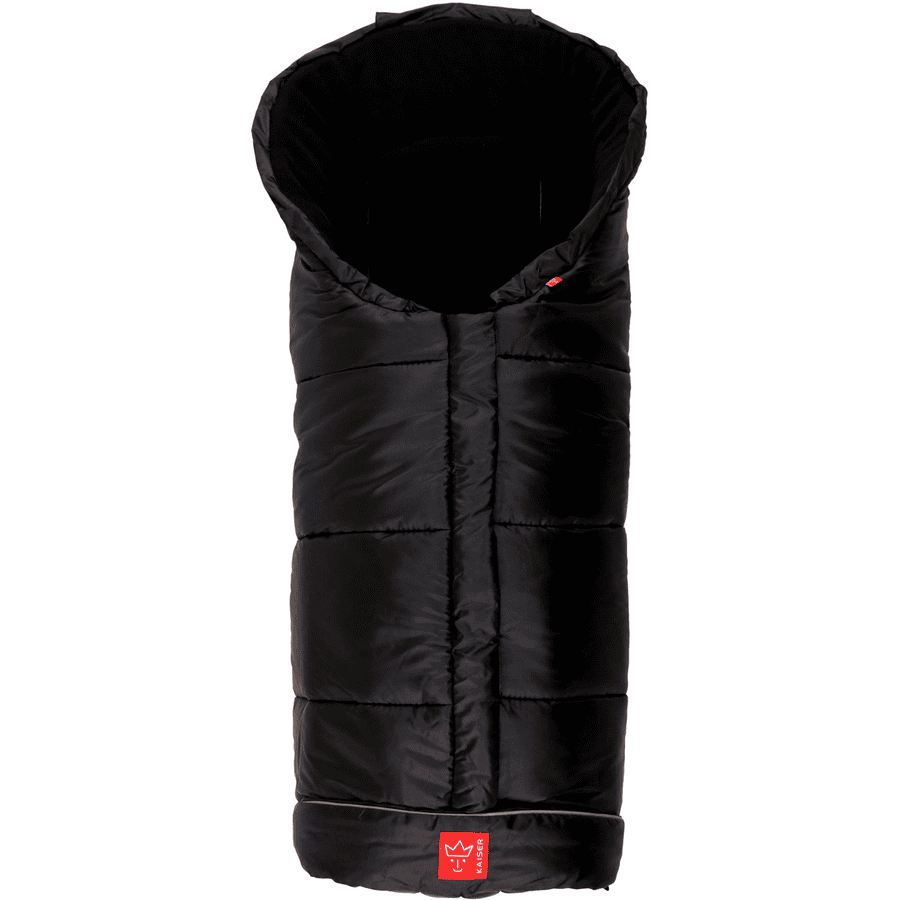 Kaiser Fußsack Iglu Thermo Fleece schwarz