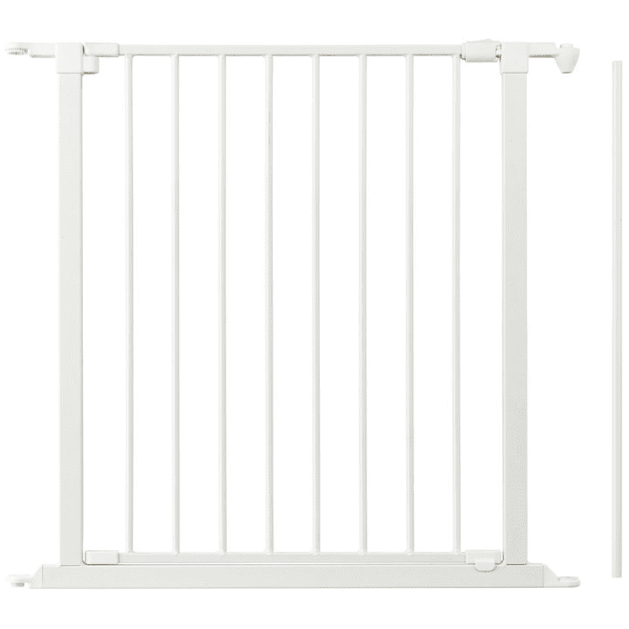 BabyDan Puerta para barrera de seguridad para niños Flex 72 cm blanco