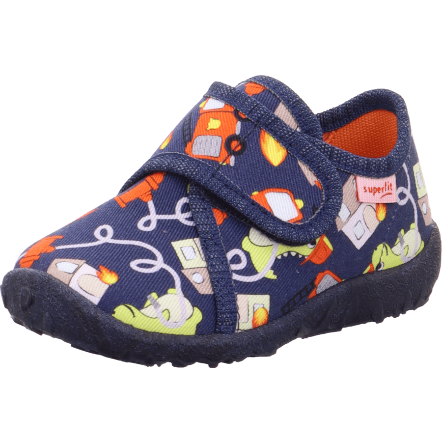 superfit Hausschuh Spotty blau (mittel)