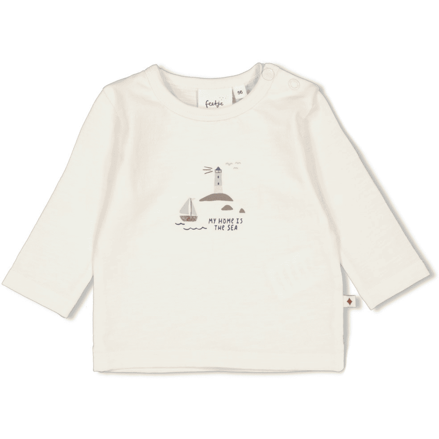 Feetje Langarmshirt Let's Sail Offwhite