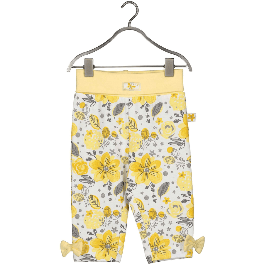 BLUE SEVEN  Pantalones de jersey amarillo claro 