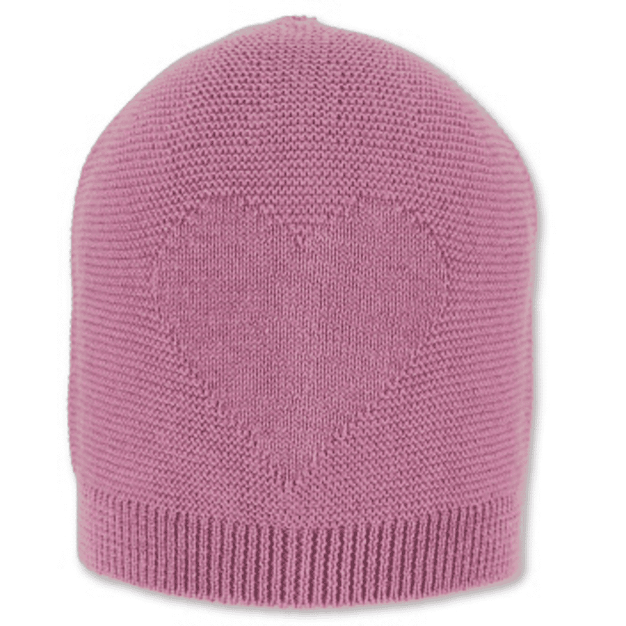 Sterntaler Gorro de punto púrpura claro