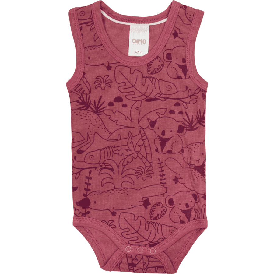 Dimo Tex Babybody ohne Ärmel rot
