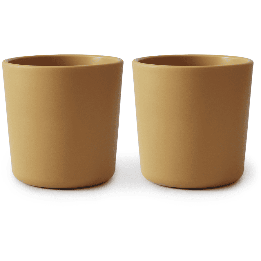 mushie Mug 200 ml 2 bitar, senap