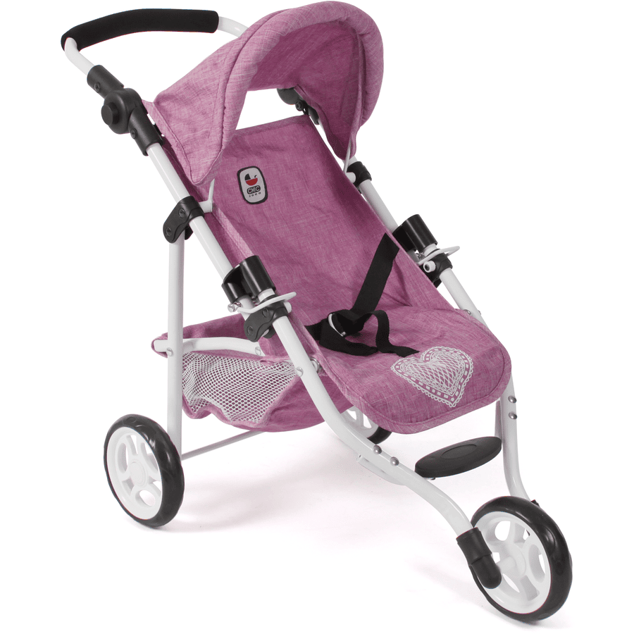 BAYER CHIC 2000 Wózek sportowy dla lalek LOLA Jeans pink