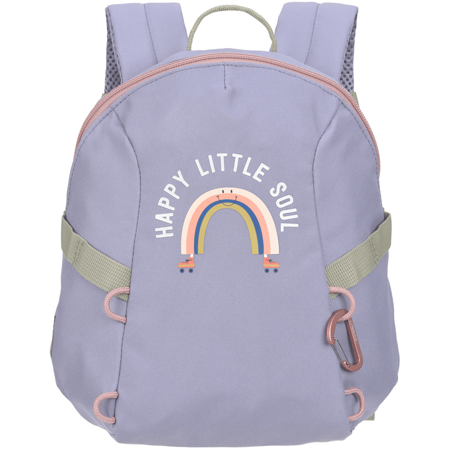 LÄSSIG Backpack Outdoor Klein , Regenboog Pastel Lila