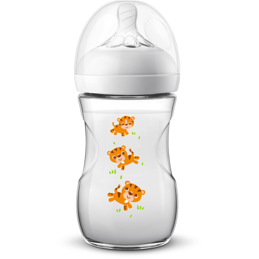 Philips AVENT SCF070/20 Natural Flaske 2.0 260ml  1 Pack Tiger