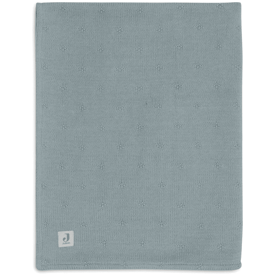 jollein Decke Cosy Knit Sea Green/Velvet 100 x 150cm