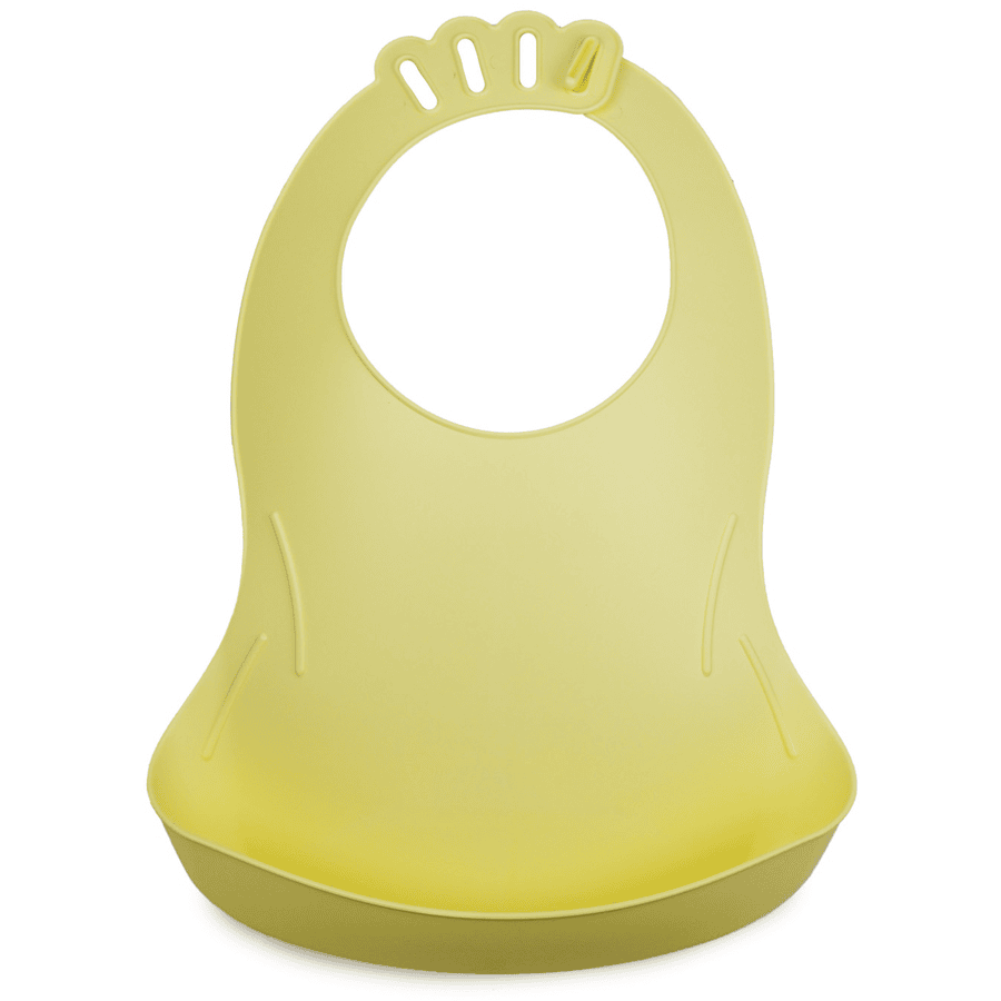 Thermobaby® Bavoir bébé récupérateur Bibou, jaune citron