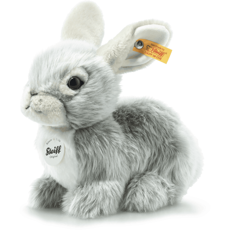 Steiff Bunny Dormili grå sittende, 21 cm