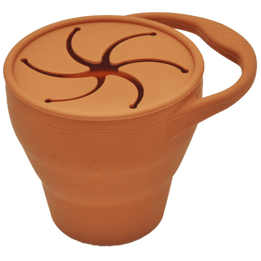 the cotton cloud Snackbecher aus Silikon Caramel