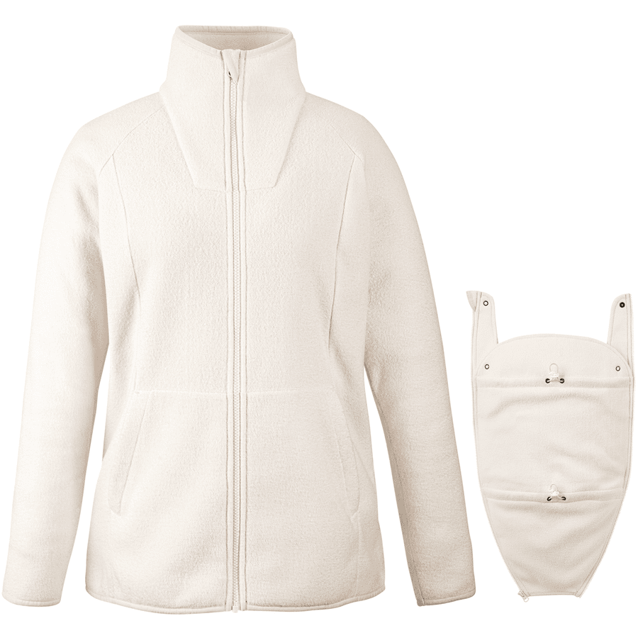 mamalila Chaqueta polar para bebé Basel blanca