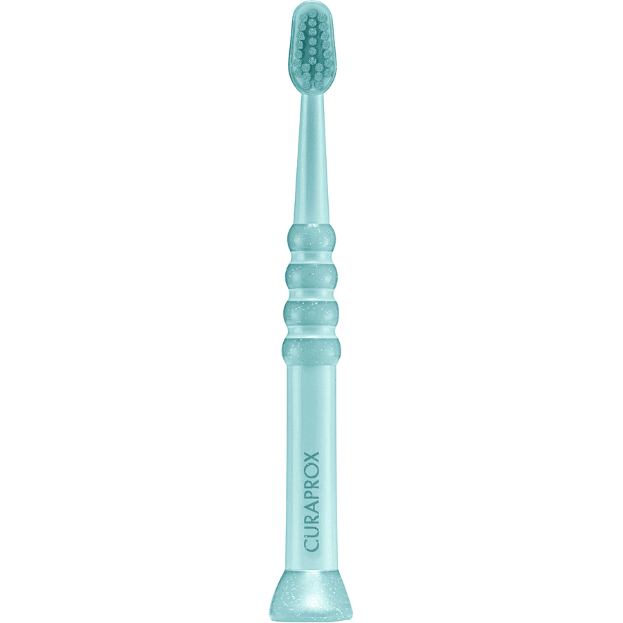 CURAPROX baby Tandenborstel met 4.260 extra fijne CUREN® - jaar in mintgroen | pinkorblue.be