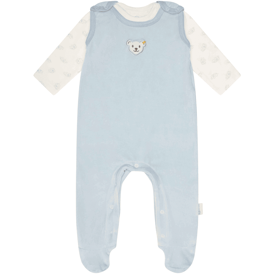 Steiff Romper set celestial blue