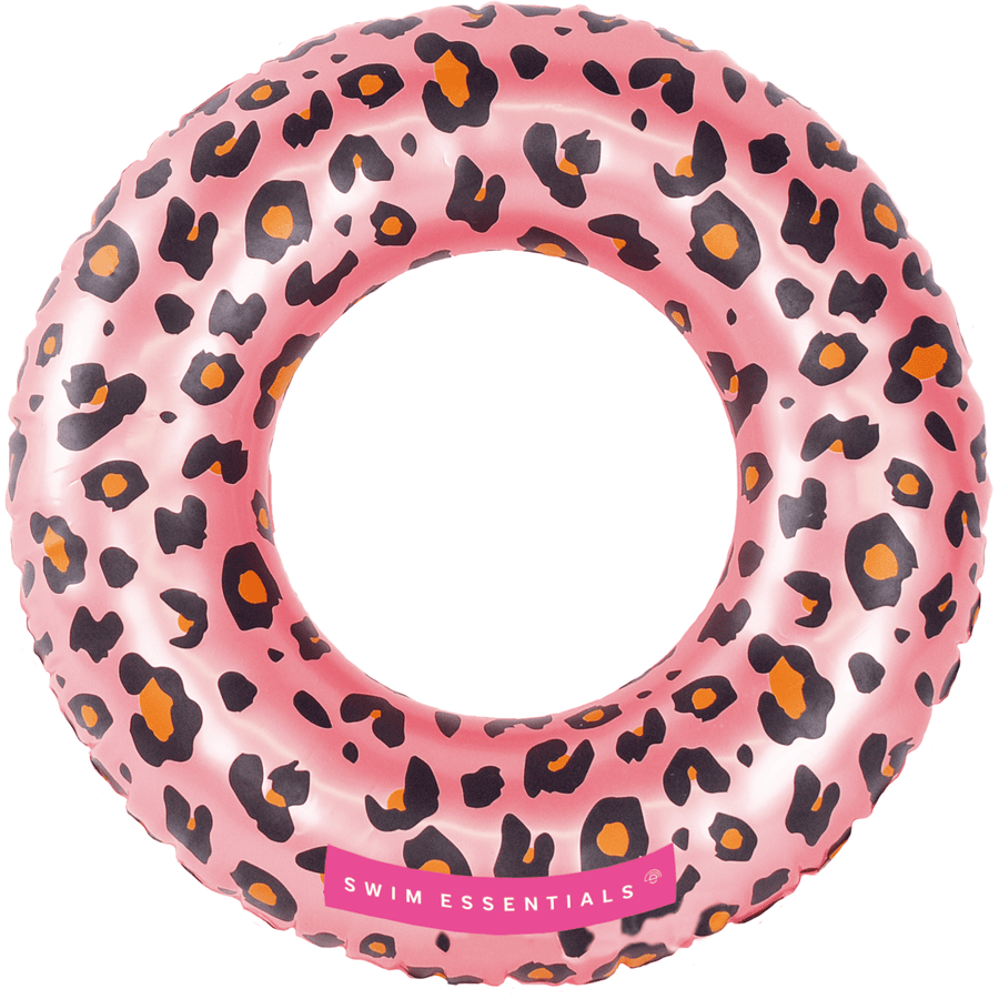 Swim Essential s Kółko do pływania Rose Gold Leopard Kids ⌀55 cm